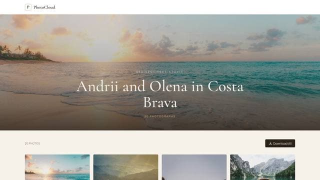 Preview of the Standard gallery layout